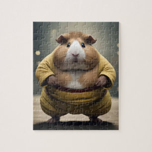 "Sumo Squeakdown: The Mighty Guinea Pig Wrestler"