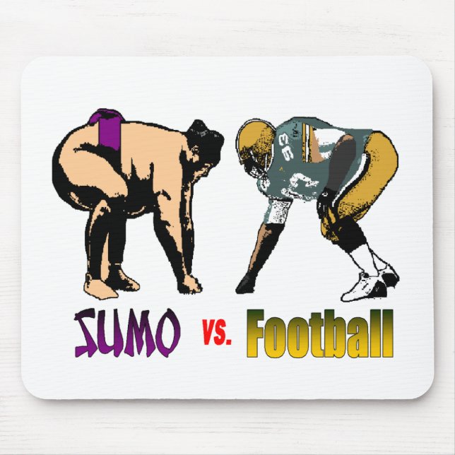 Sumo vs. Football Mousepad (Vorne)
