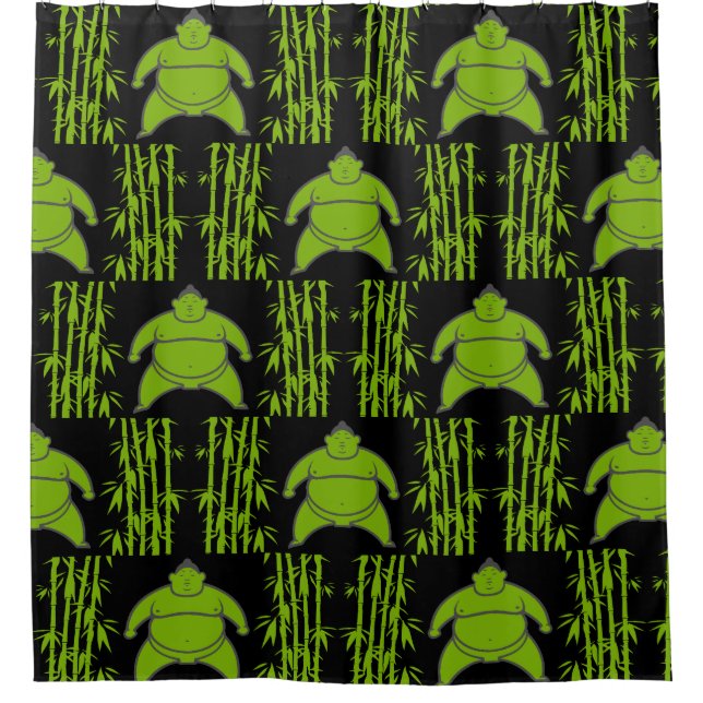 Sumo Wrestler Duschvorhang (Vorderseite)
