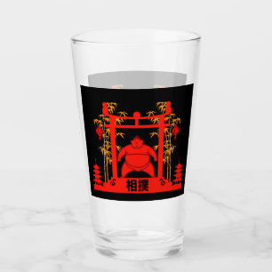 Sumo Wrestler Glas