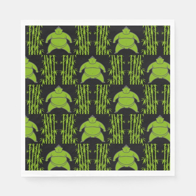 Sumo Wrestler Serviette (Vorderseite)