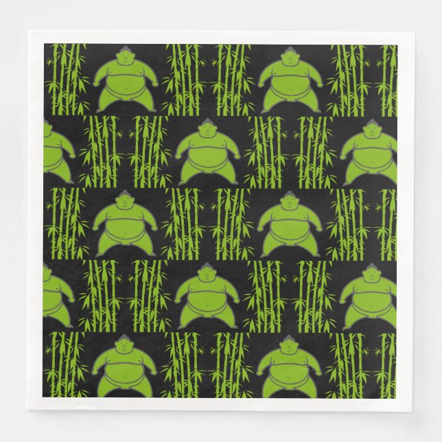 Sumo Wrestler Serviette (Vorderseite)