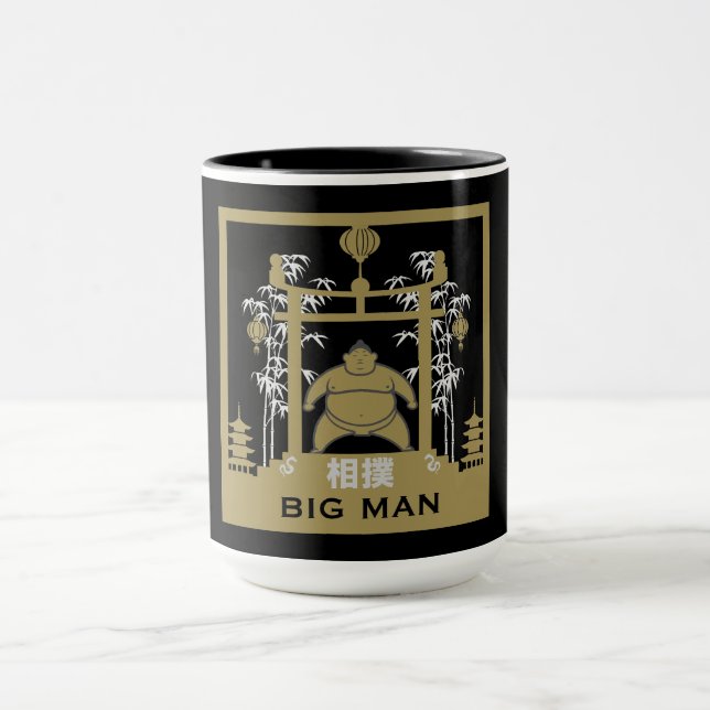 Sumo Wrestler Tasse (Zentrum)
