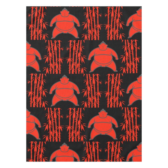 Sumo Wrestler Tischdecke (Vorderseite)