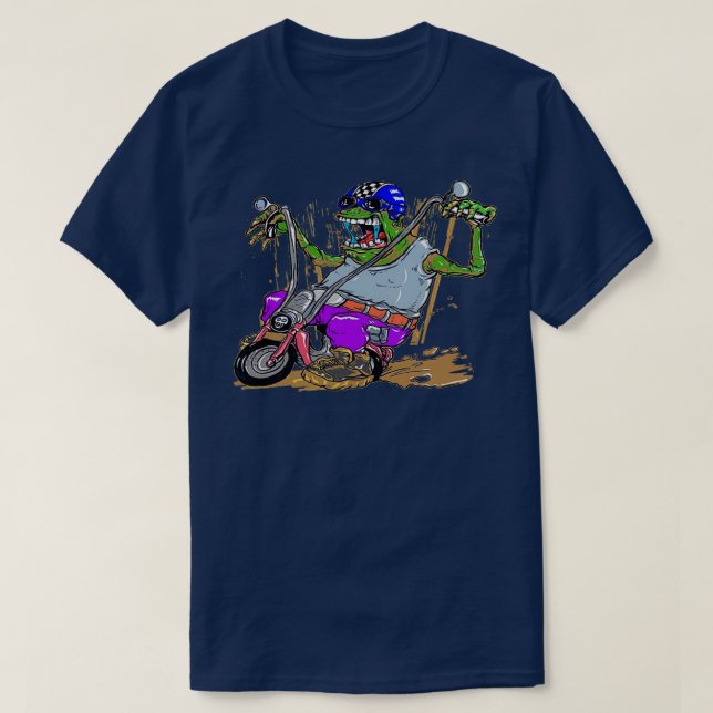 Sumpf AZZ Riding Dirty Mud Monster Mudding Design T-Shirt (Design vorne)