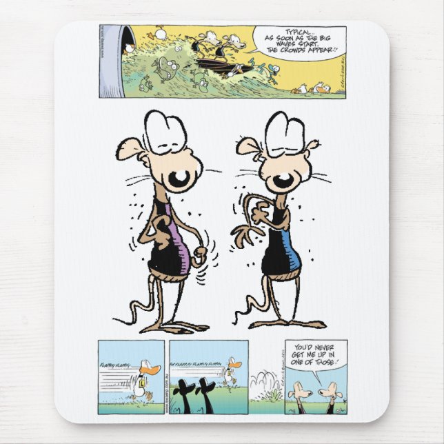 Sumpf-Dump-Ratten Mousepad (Vorne)