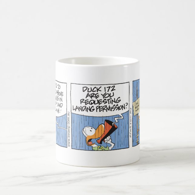 Sumpf-Flugverkehr-Kontrolle Kaffeetasse (Mittel)