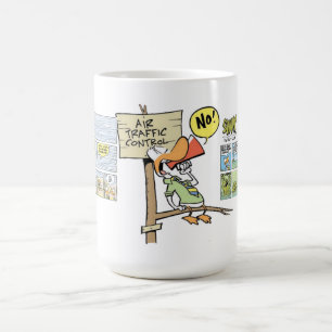 Sumpf-Flugverkehr-Kontrollen-Enten-Tasse Kaffeetasse