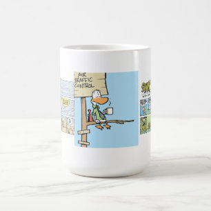Sumpf-Flugverkehr-Kontrollen-Kaffee Kaffeetasse