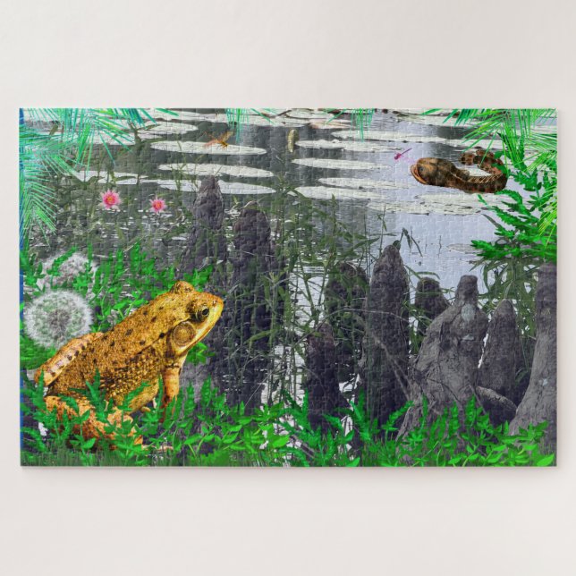 Sumpf Frosch Tier  (Horizontal)