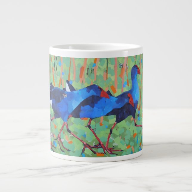 Sumpf-Rennen-Tasse Jumbo-Tasse (Vorderseite)