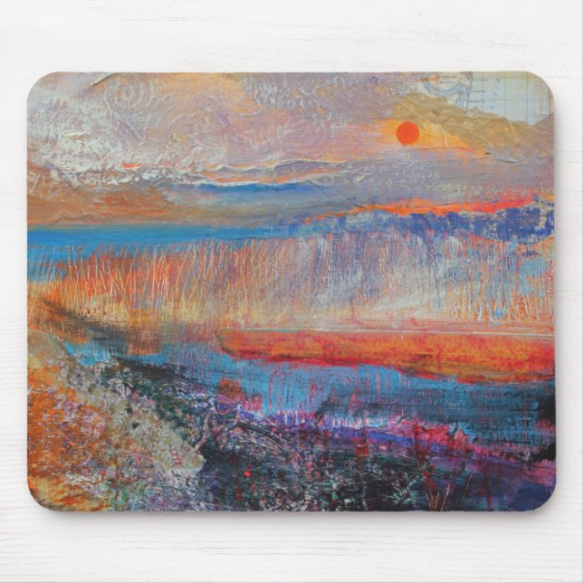 Sumpf-Sonnenuntergang 2013 Mousepad (Vorne)