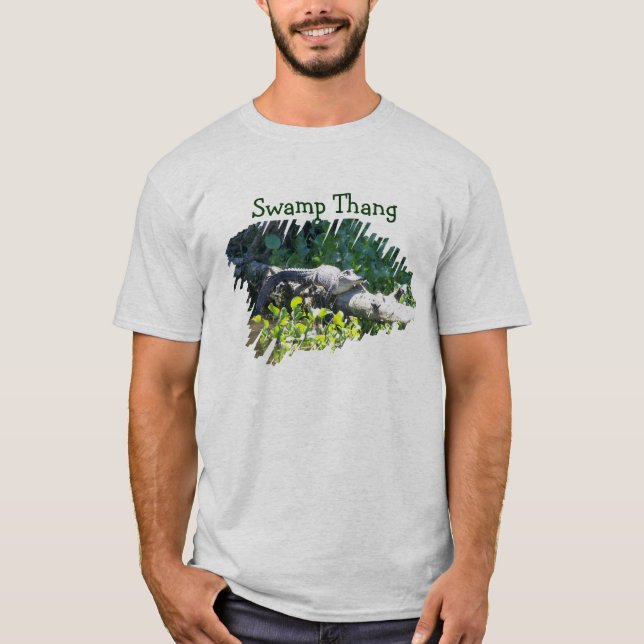 Sumpf Thang Louisiana Alligatorjäger-Shirt T-Shirt (Vorderseite)