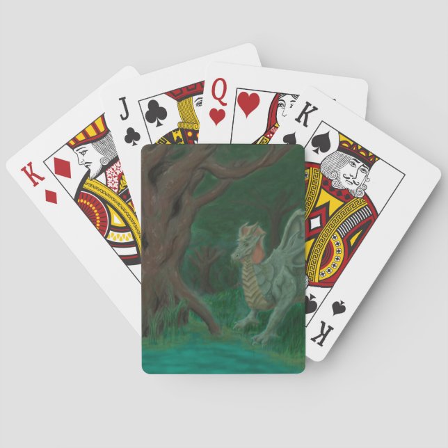 Sumpfdrache Spielkarten (Rückseite)