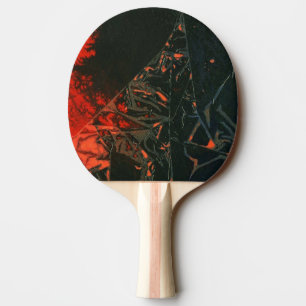 "Sumpffeuer #3" Abstrakt Ping Pong Paddle Tischtennis Schläger