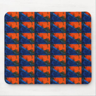 "Sumpffeuer #4" geteerte abstrakte Design-Mousepad Mousepad