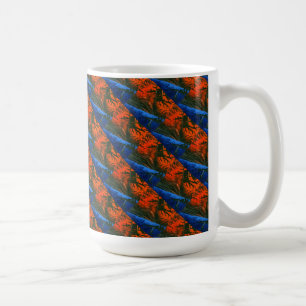 "Sumpffeuer #6 gepflastert" Abstrakte Design-Tasse Kaffeetasse