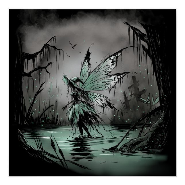 Sumpfföche Poster (Vorderseite)