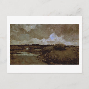 Sumpflandschaft, Vincent van Gogh Postkarte