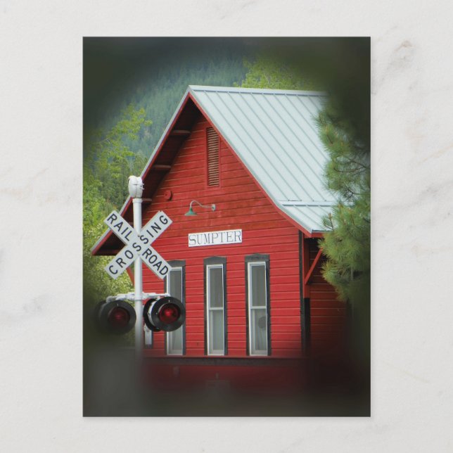 Sumpters Red Depot Postkarte (Vorderseite)
