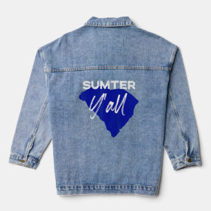 Sumter South Carolina Yall Sc Palmetto Staat Road Jeansjacke