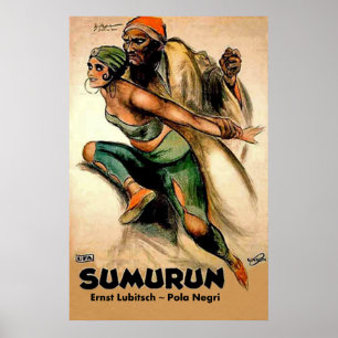 SUMURUN~Ernst Lubitsch ~ Pola Negri ~ Deutschland  Poster