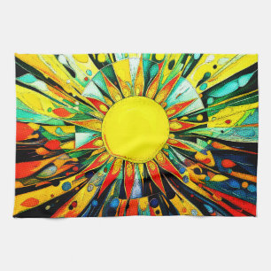 Sun Abstrakt 910 Geschirrtuch