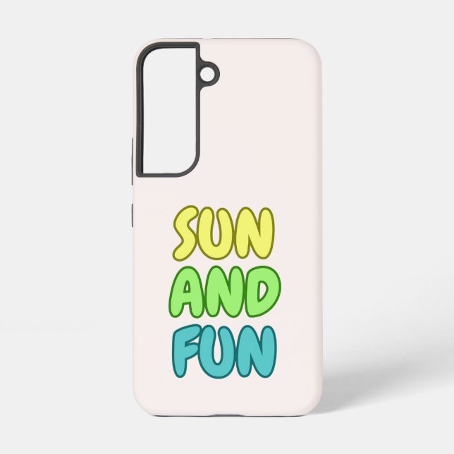 Sun And Fun Samsung Tough Case Galaxy Hülle (Rückseite)