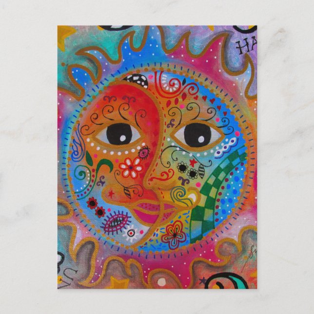 SUN_AND_MOON POSTKARTE (Vorderseite)