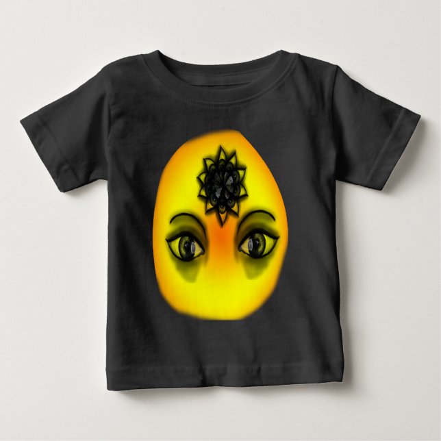 Sun Augen Baby T-shirt (Vorderseite)