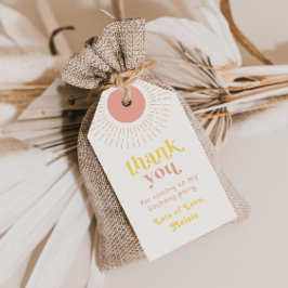 Sun Birthday Party - Tag | Rundfahrt um die Sonne Geschenkanhänger