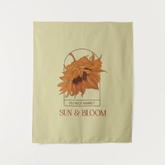 Sun & Bloom Wandteppich
