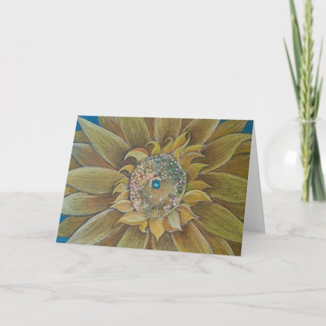 Sun-Blume Karte (Vorderseite)
