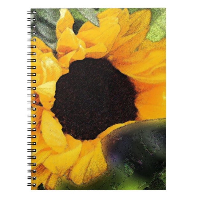 Sun-Blume Notizblock (Vorderseite)