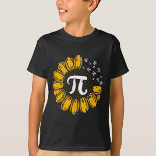 Sun-Blume Pi Day Coole Mathematik Symbole Lehrer S T-Shirt
