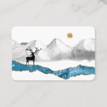 *~* Sun Bühne Buck Antler Deer Mountain Stream Bus