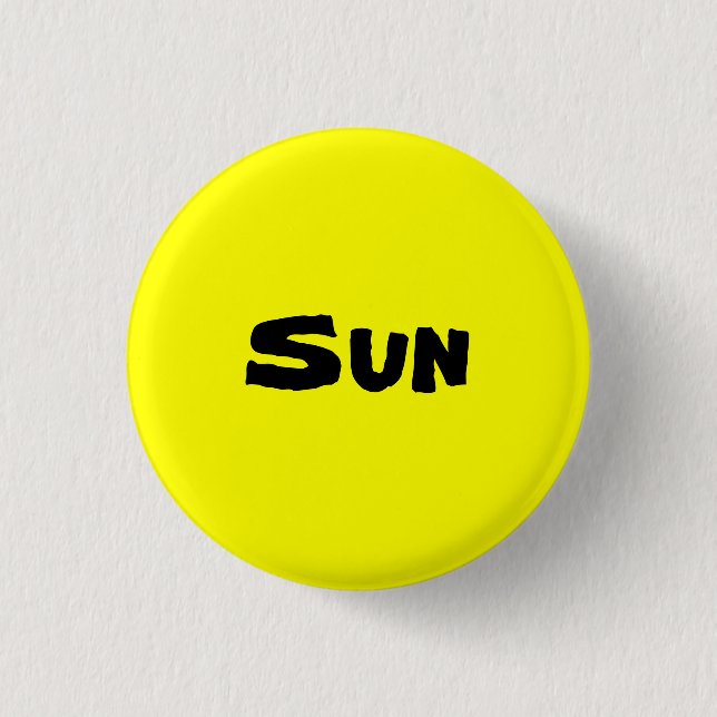 Sun Button (Vorderseite)