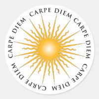 Sun Carpe Diem Buchkleber