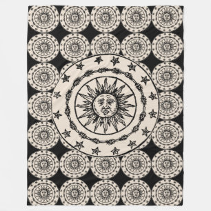 Sun Circle Fleecedecke