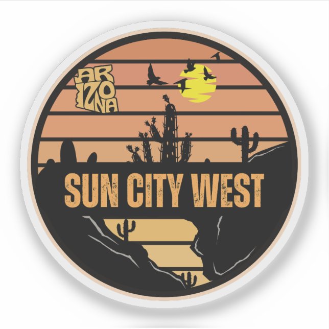 Sun City West, Arizona Aufkleber (Vorderseite)