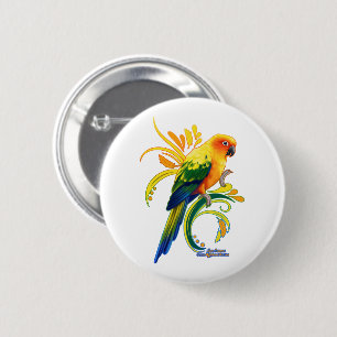 Sun Conure Button