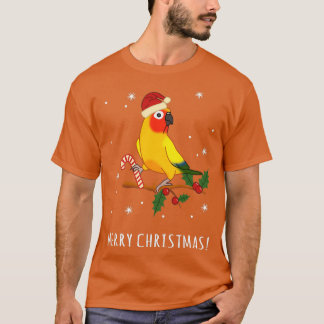 Sun Conure Frohe Weihnachten T-Shirt