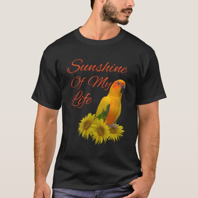 Sun Conure Parrot Sunshine T-Shirt (Vorderseite)