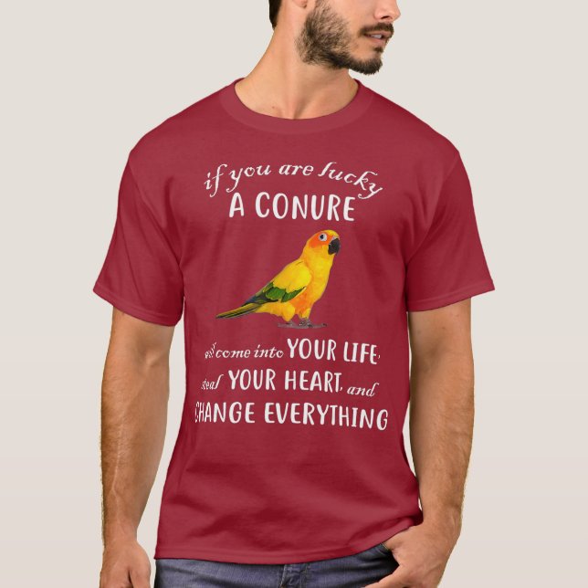 Sun Conure Shirt Conure Parrot Bird Change (Vorderseite)
