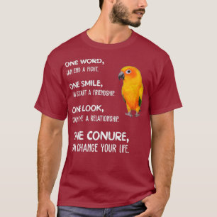 Sun Conure Shirt One Concorde Parrot Bird-Änderun