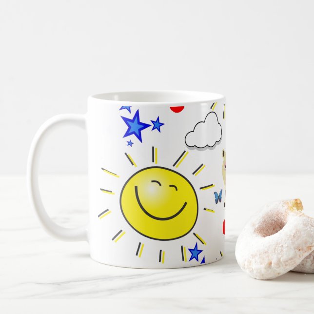 Sun Cow Stars Tasse (Mit Donut)