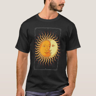 Sun Crescent Moon Universe Astronomie Boho Astrolo T-Shirt
