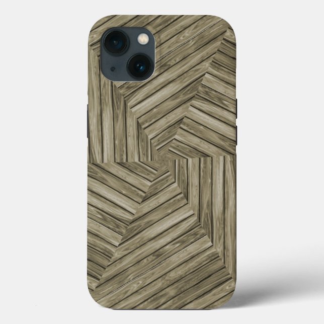 Sun Deck - Sternexplosion aus gewittertem Holz Case-Mate iPhone Hülle (Rückseite)