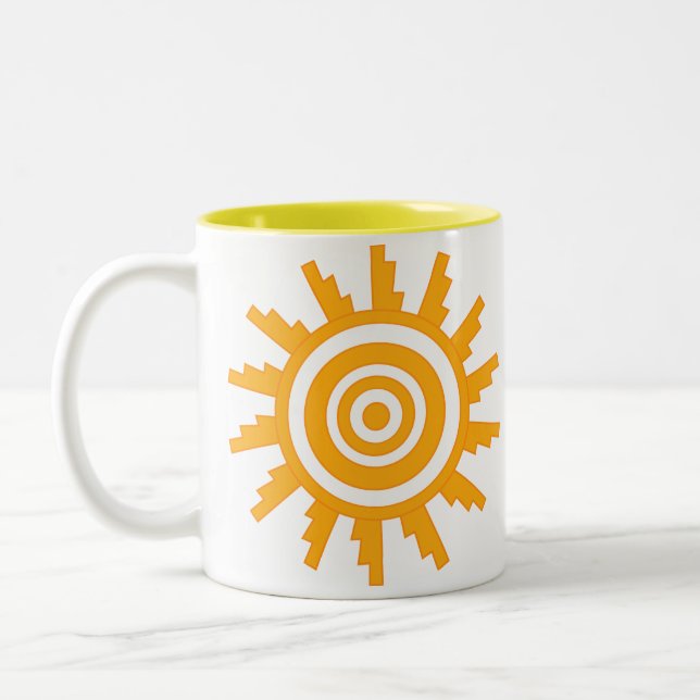 Sun Design Zweifarbige Tasse (Links)