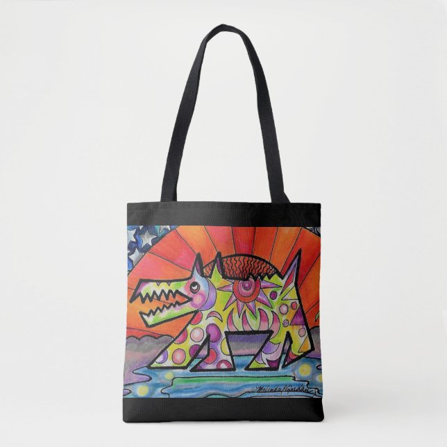 Sun Dog Tote Bag Tasche (Vorderseite)